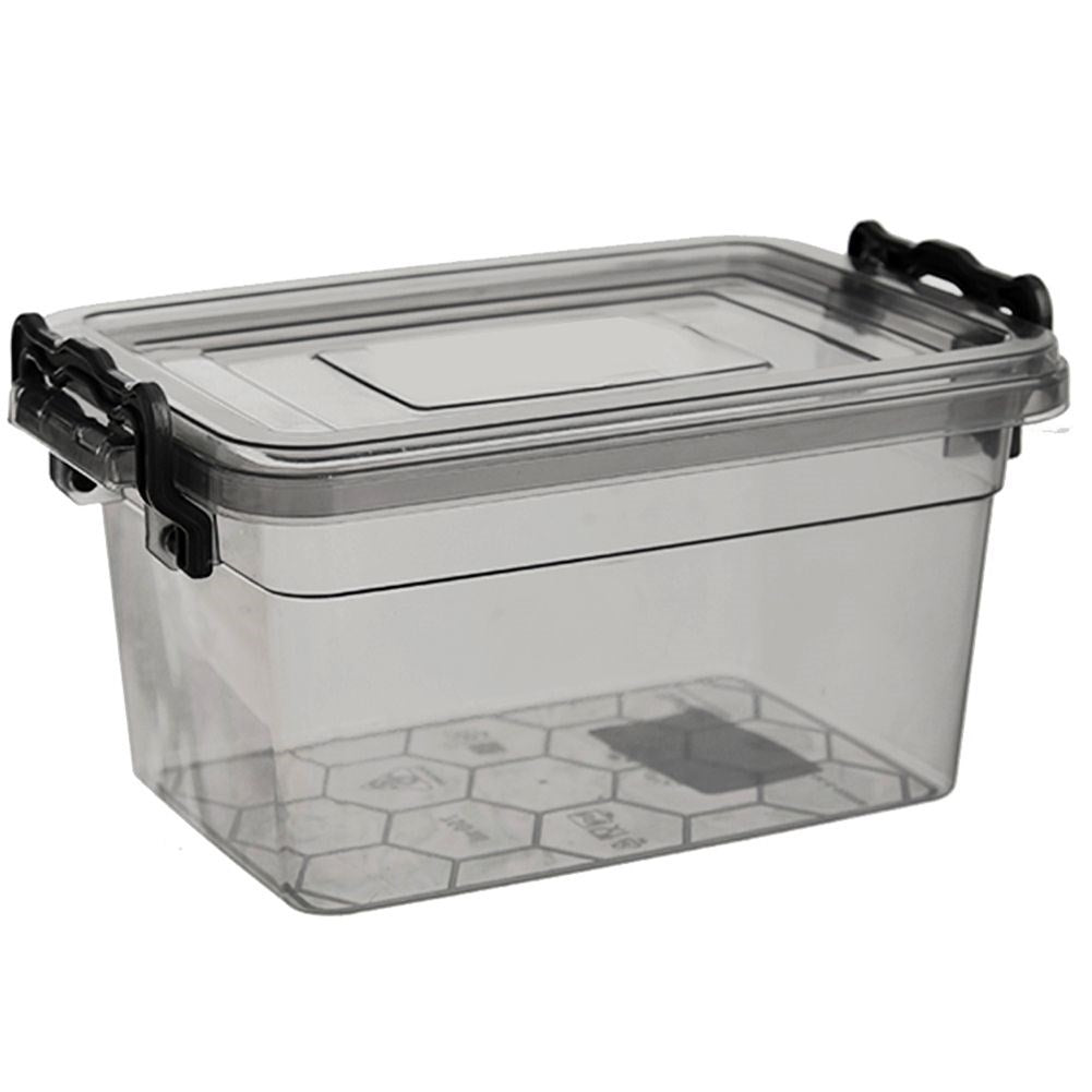 Storage container 750 ml with lid and tight clamps