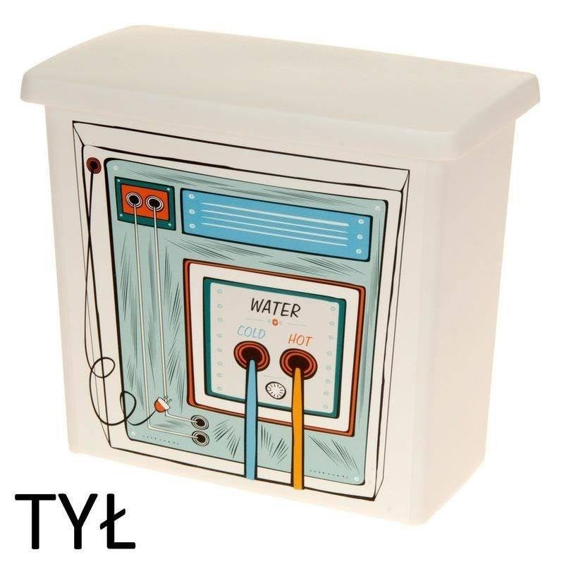 Storage container for dishwasher tablets and detergent