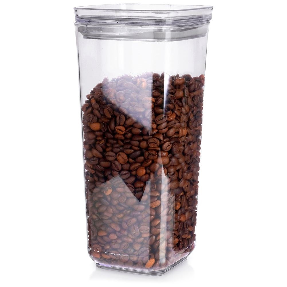 Storage container for dry food, durable material