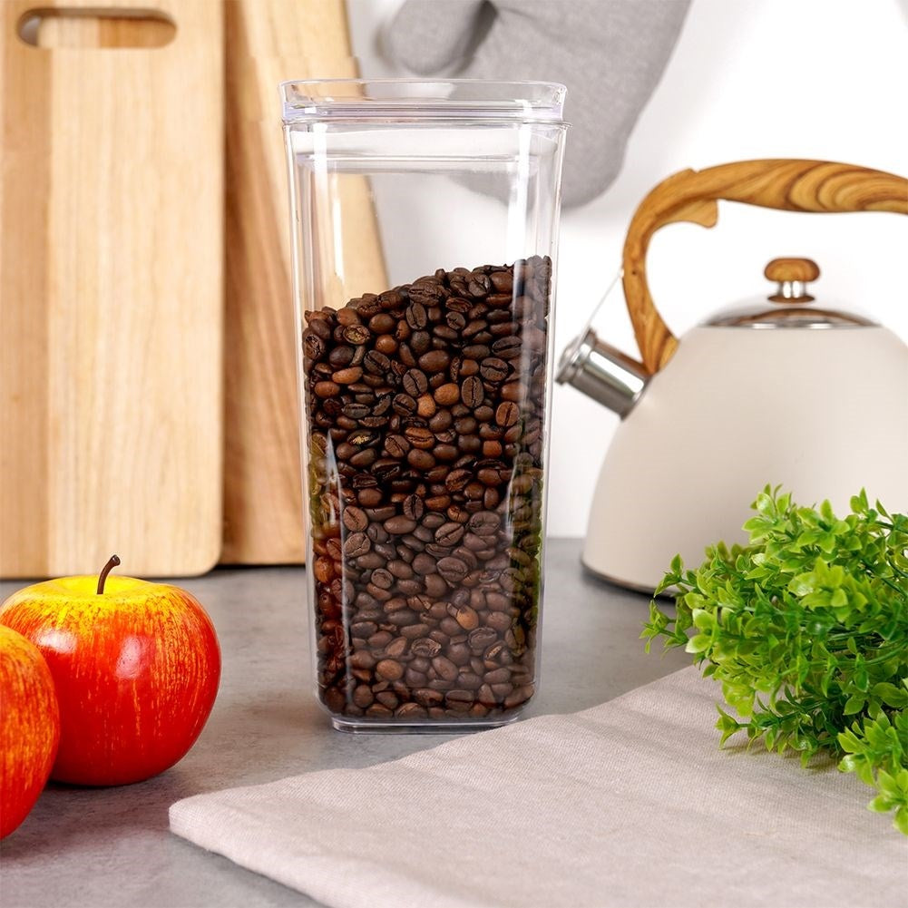 Storage container for dry food, durable material