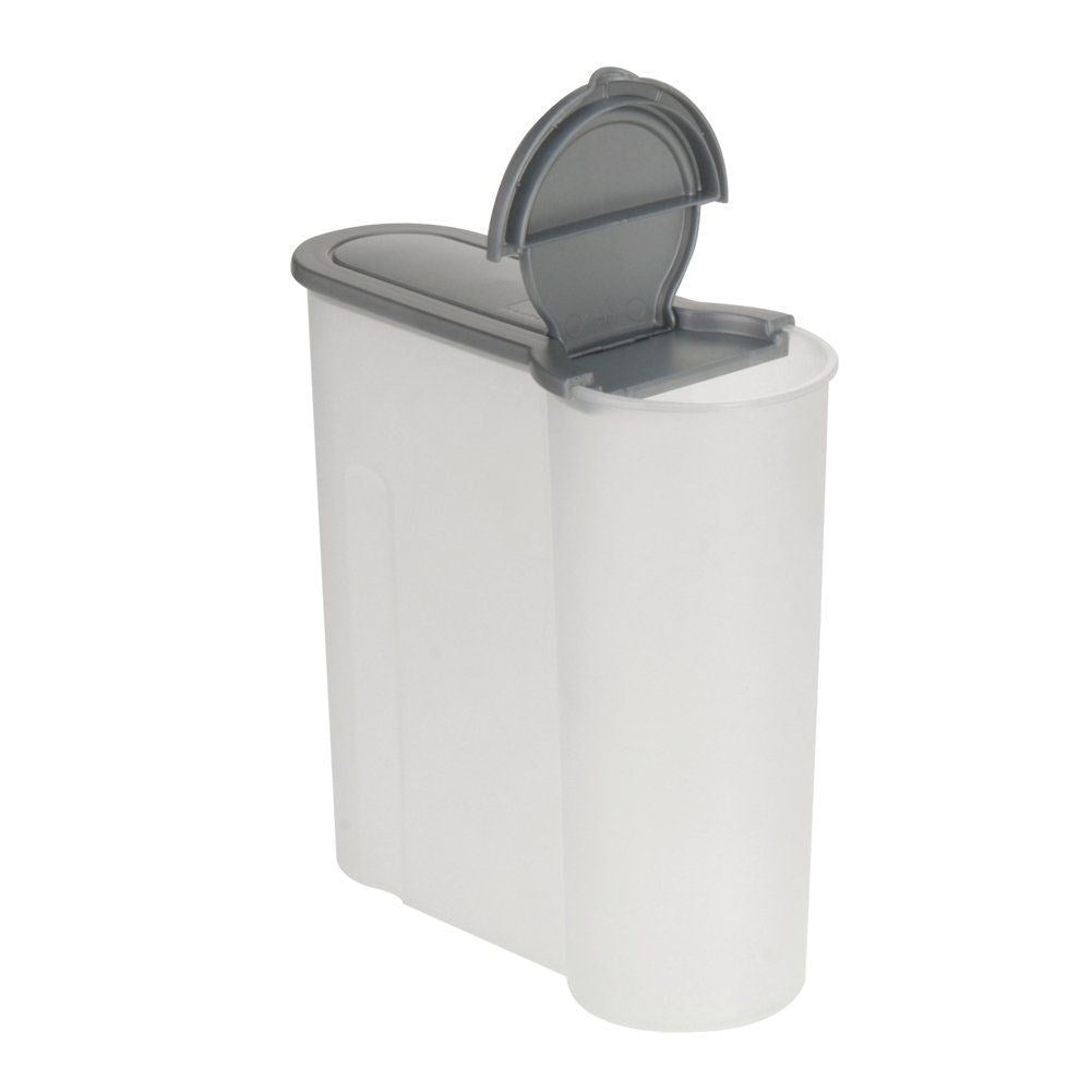 Storage container with dosing lid, dishwasher & freezer safe