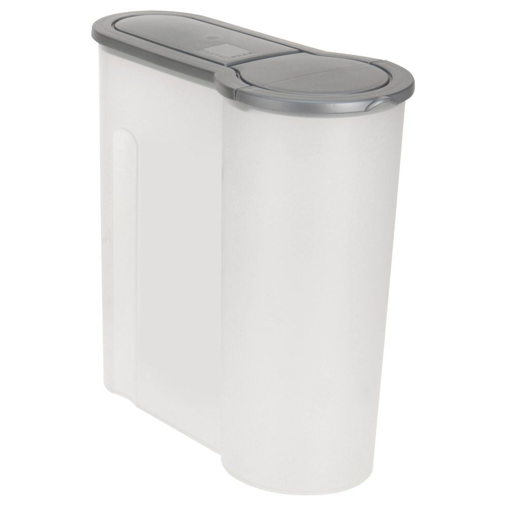 Storage container with dosing lid, dishwasher & freezer safe