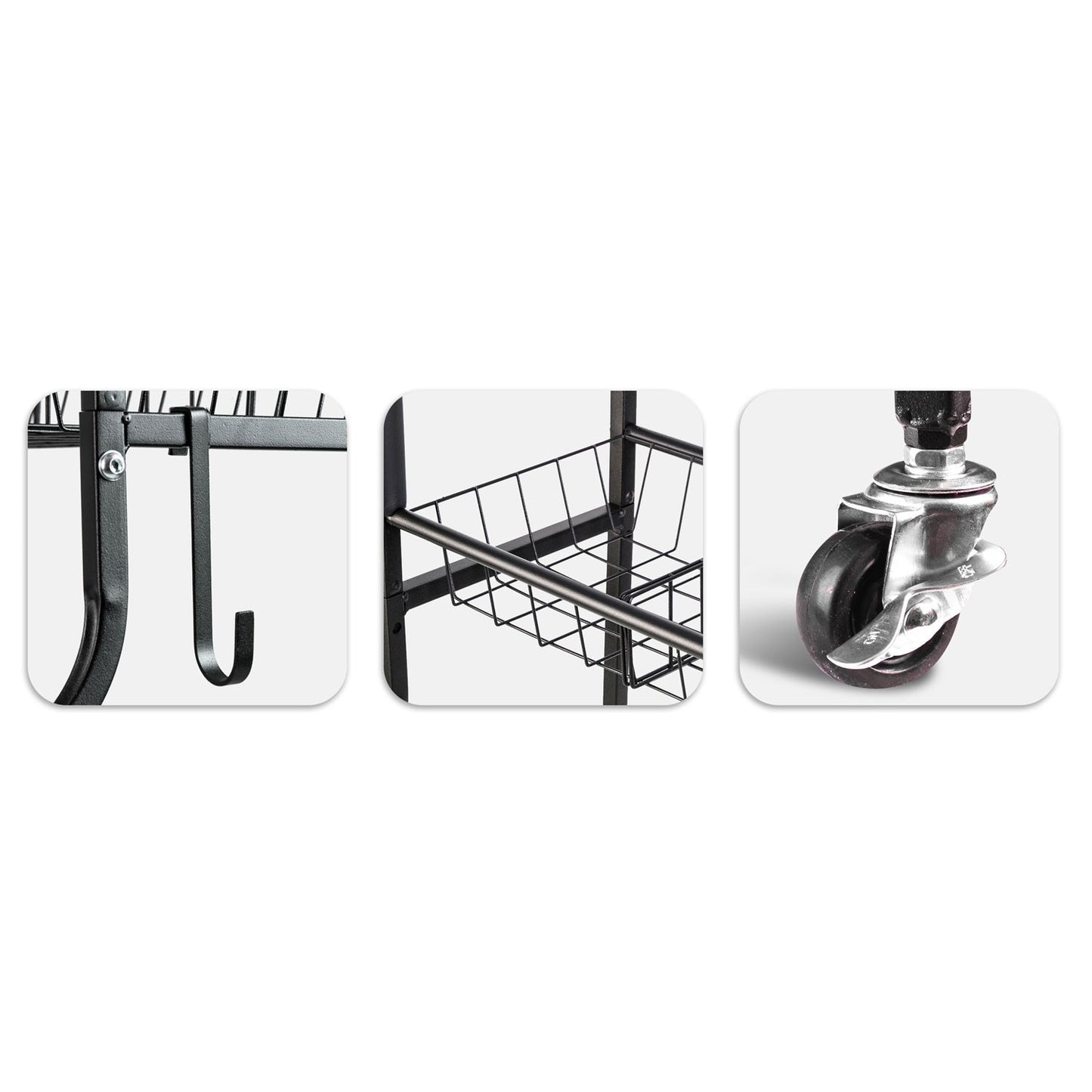 Storage shelf with basket on wheels Humberg HM-780