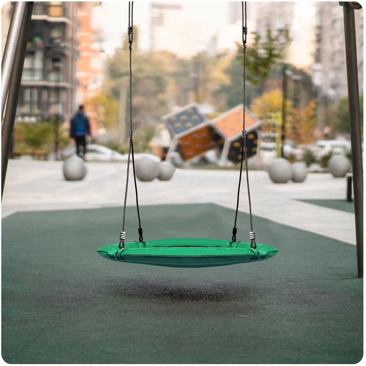 Stork nest swing Swingo XXL Green 95 cm