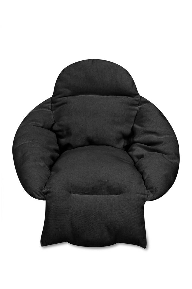 Stork's nest cushion black