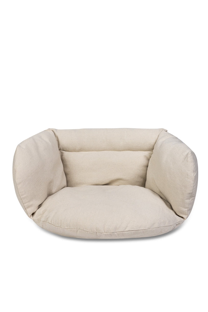 Stork's nest cushion ecru