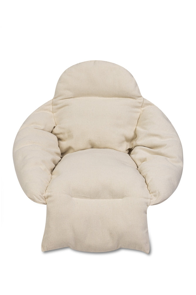 Stork's nest cushion ecru