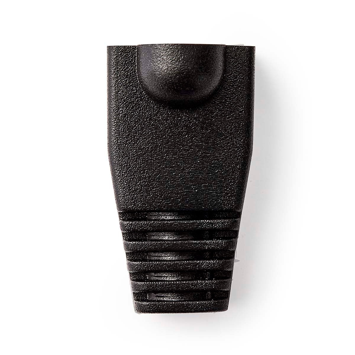 Strain Relief Boot | RJ45 | PVC | Black | Box | 10 pcs