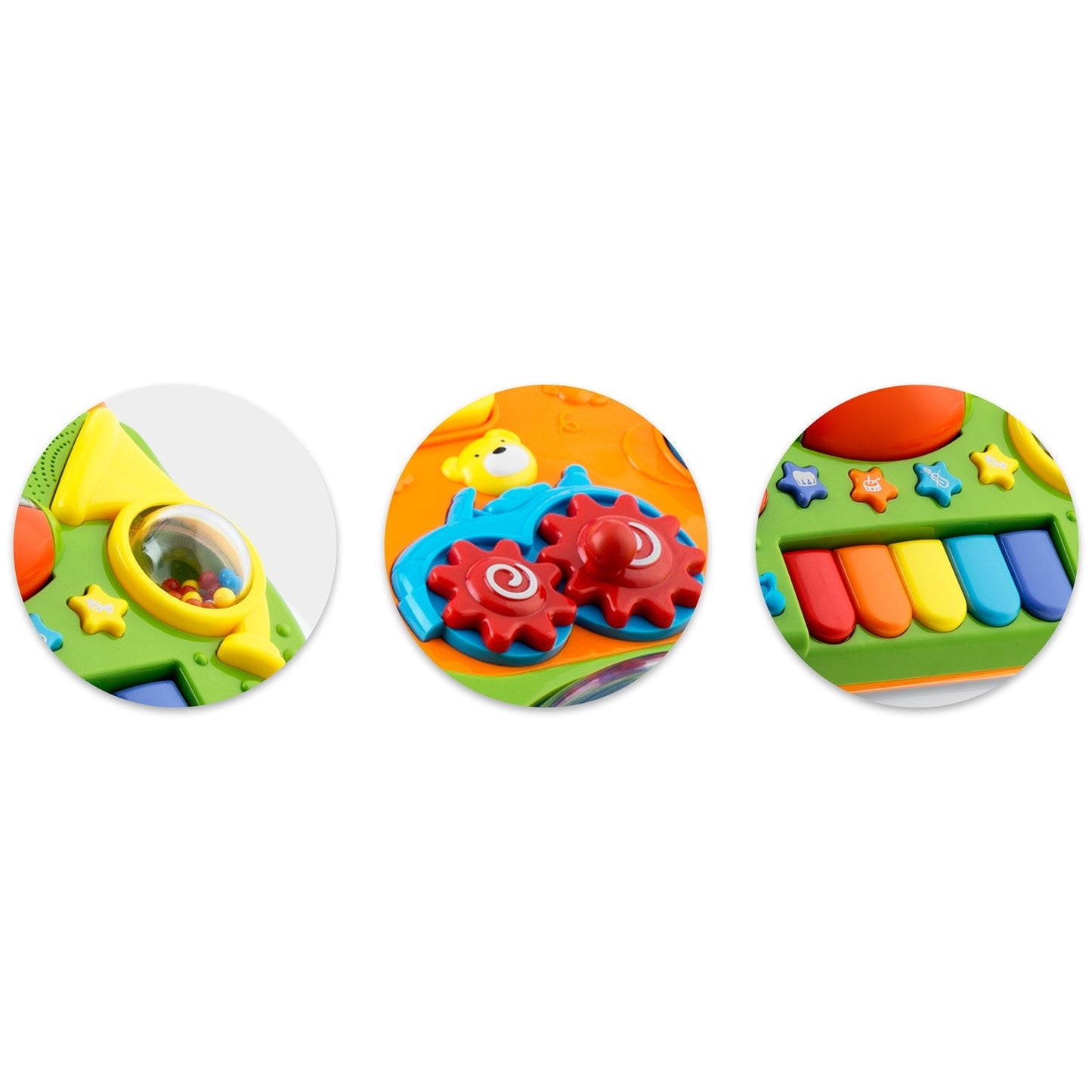 Educational Walker with Music, 2-in-1, White, Ages 6m+