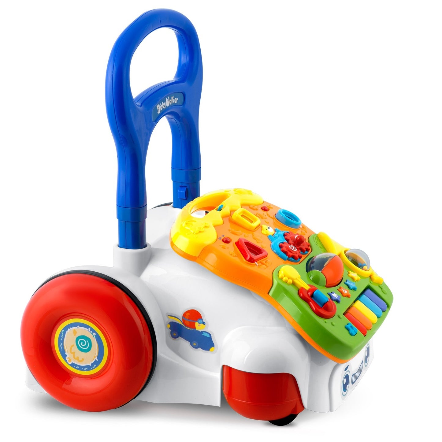 Educational Walker with Music, 2-in-1, White, Ages 6m+