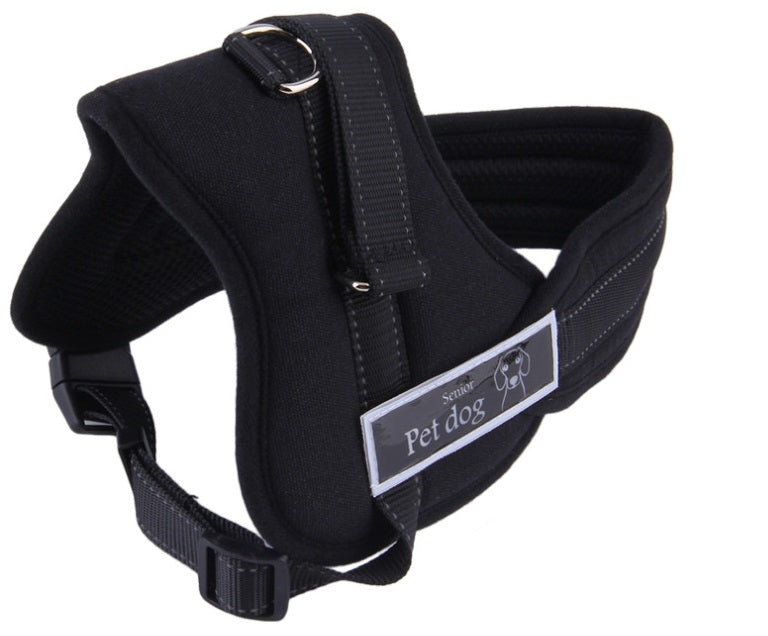 Strong XXL 90-120cm Senior Dog harness black