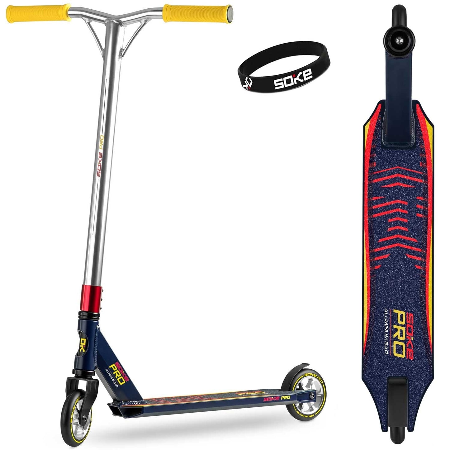 Stunt kick bike SOKE PRO blue/red
