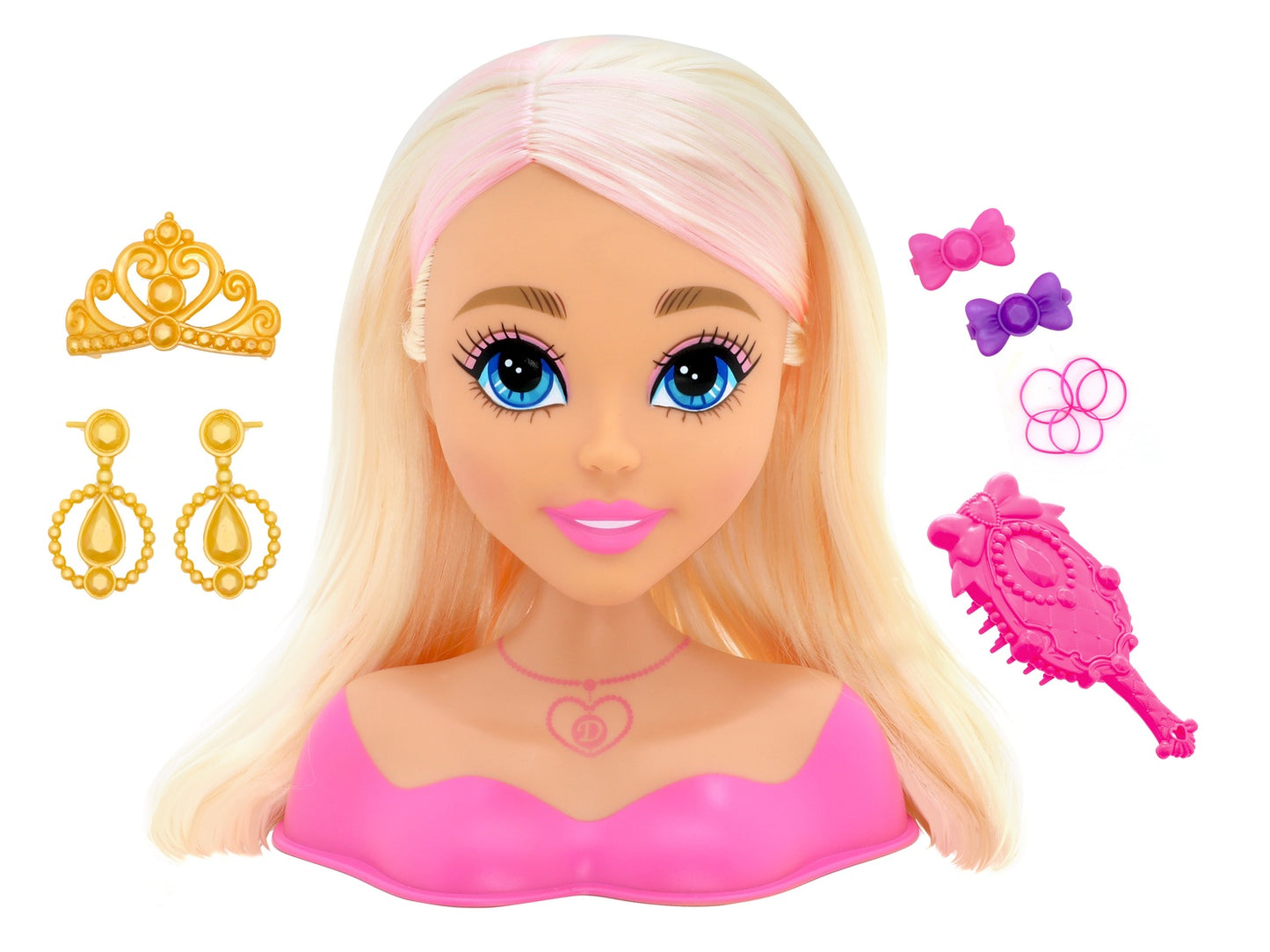 Styling Head Playset with Accessories for Kids 3+
