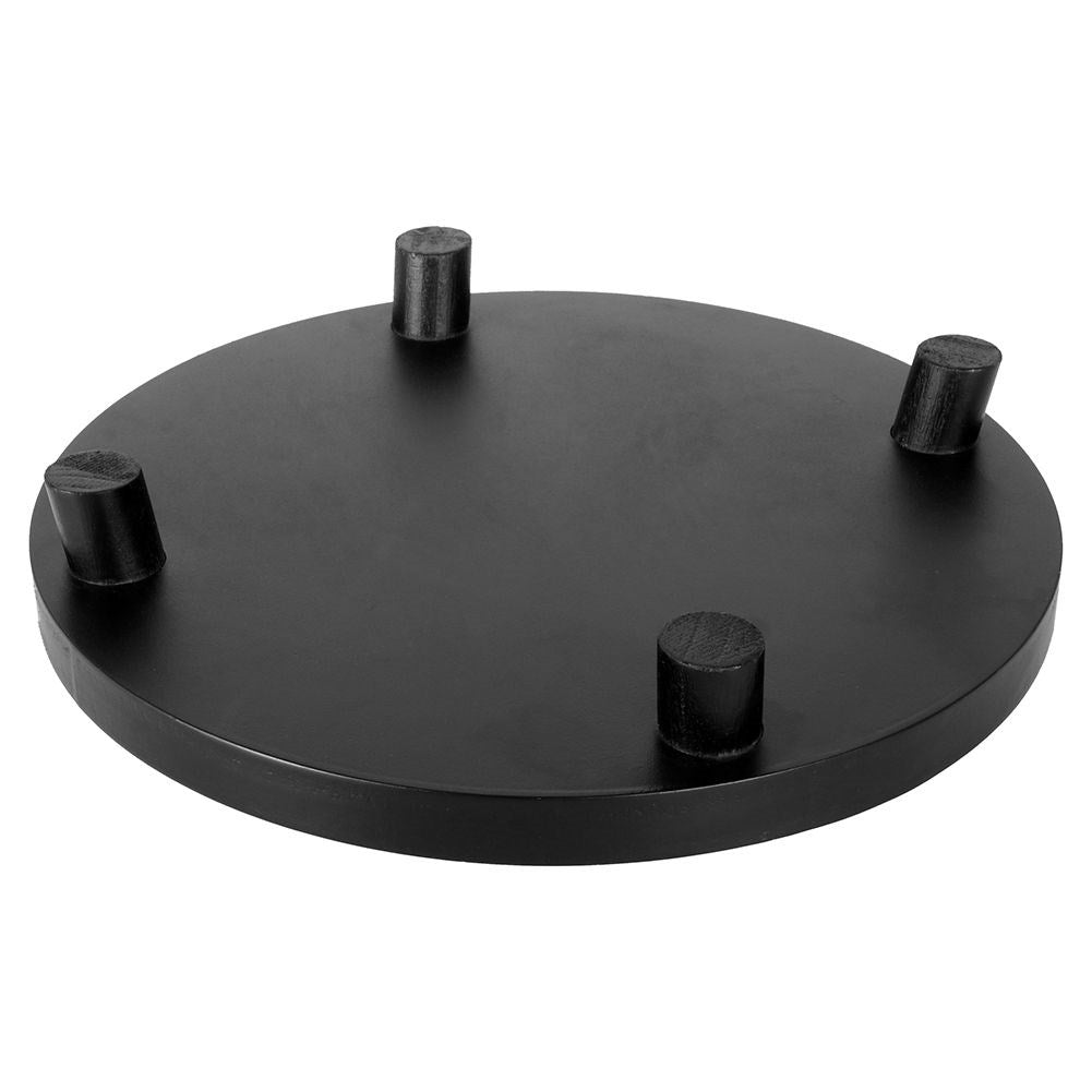 Stylish Black Decorative Tray for Lights and Ornaments