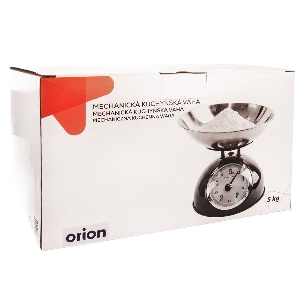 Stylish Retro Kitchen Scale with Removable Bowl, Capacity 5 kg