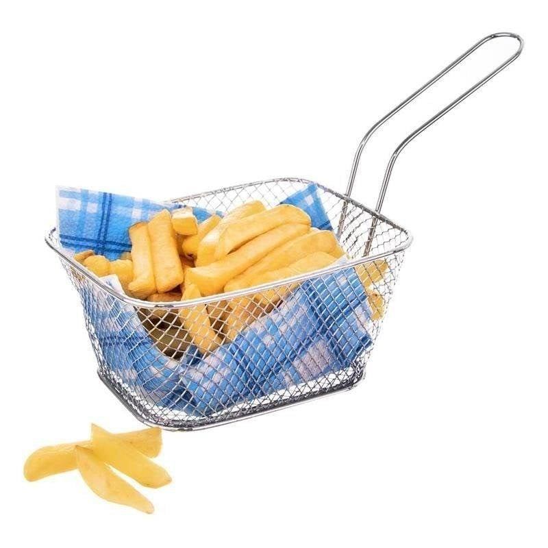 Stylish Serving Basket for French Fries and Grilled Vegetables