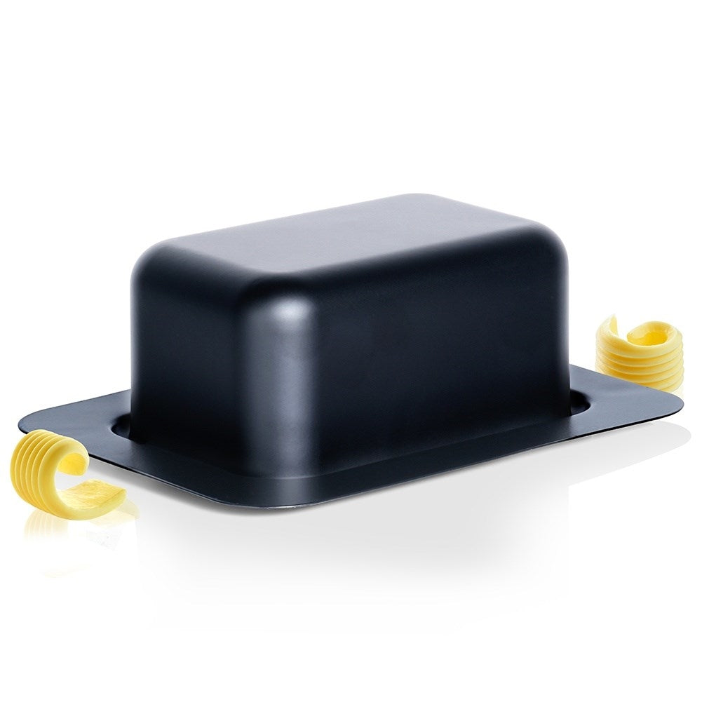 Stylish butter changer in Matt Black Steel