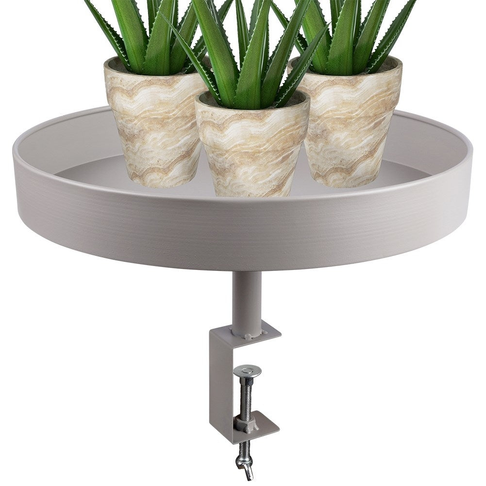 Stylish gray flower holder for windowsill and table
