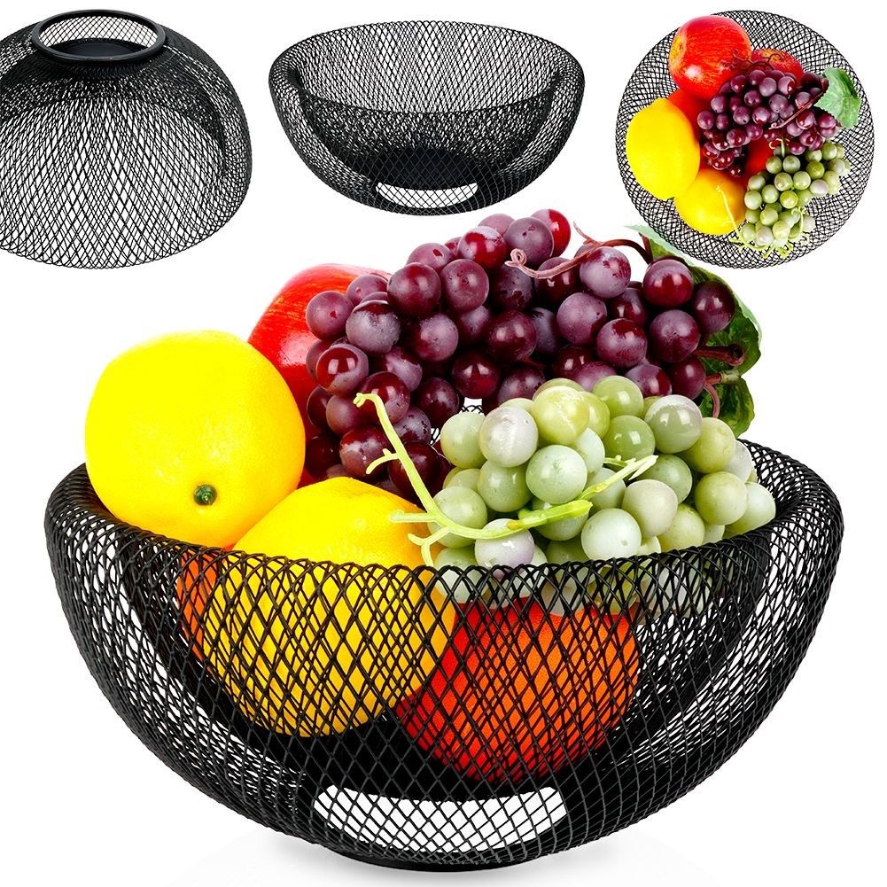 Stylish loft-style fruit basket for the kitchen