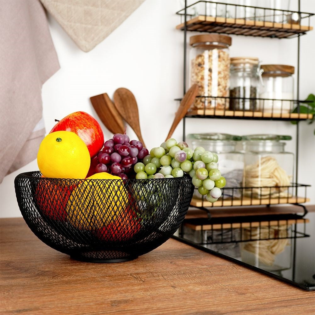 Stylish loft-style fruit basket for the kitchen
