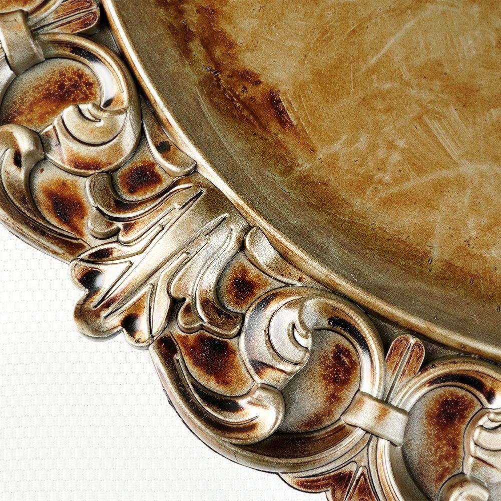 Stylish placemat 35 cm in antique gold shade