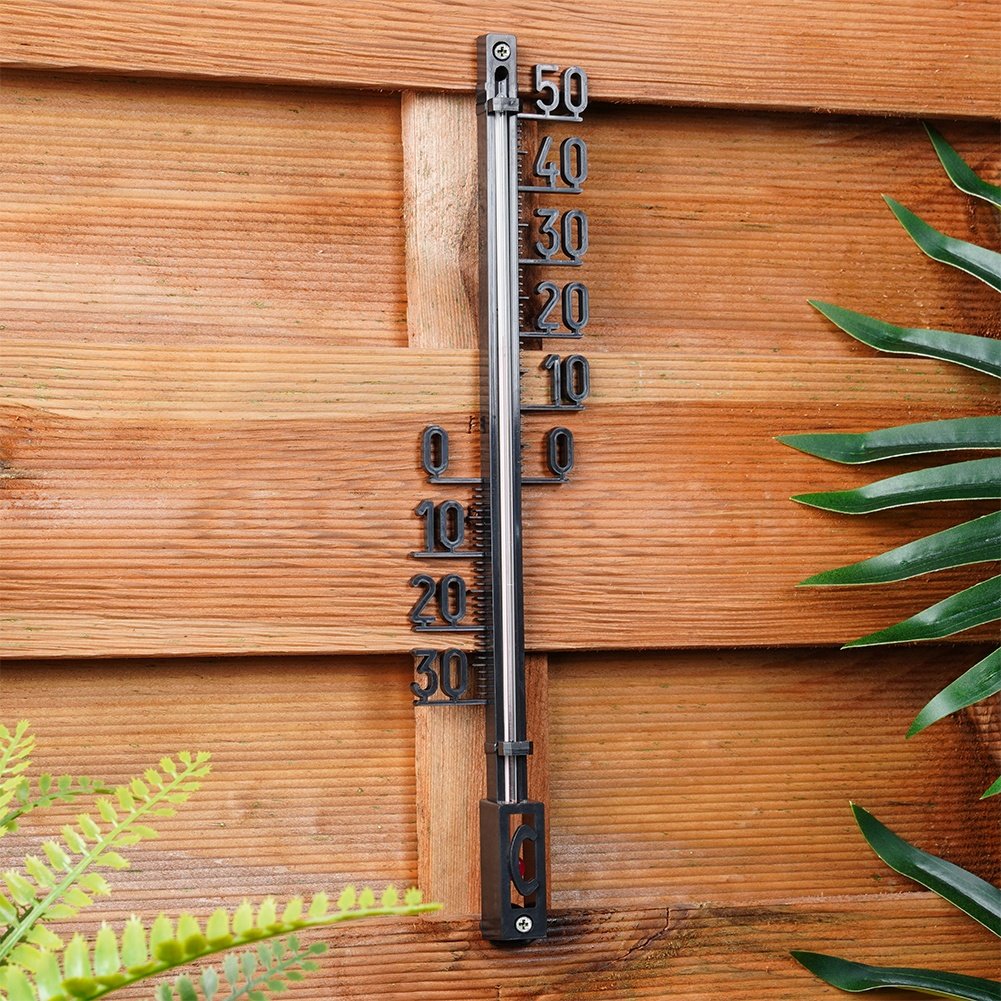 Stylish thermometer for indoor and outdoor temperature