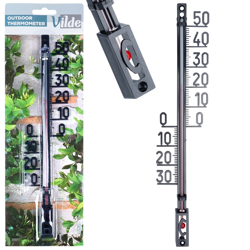 Stylish thermometer for indoor and outdoor temperature