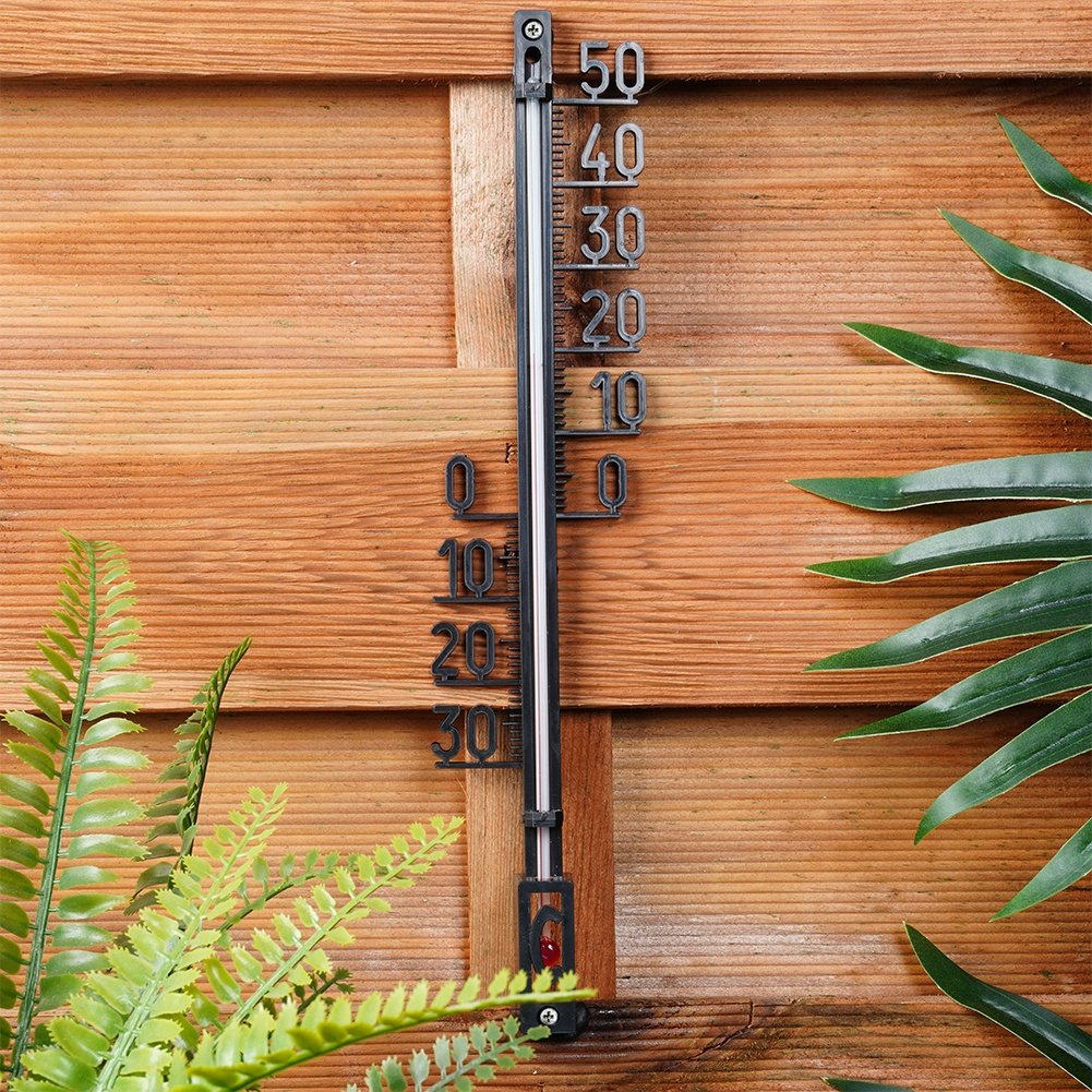 Stylish thermometer for indoor and outdoor temperature