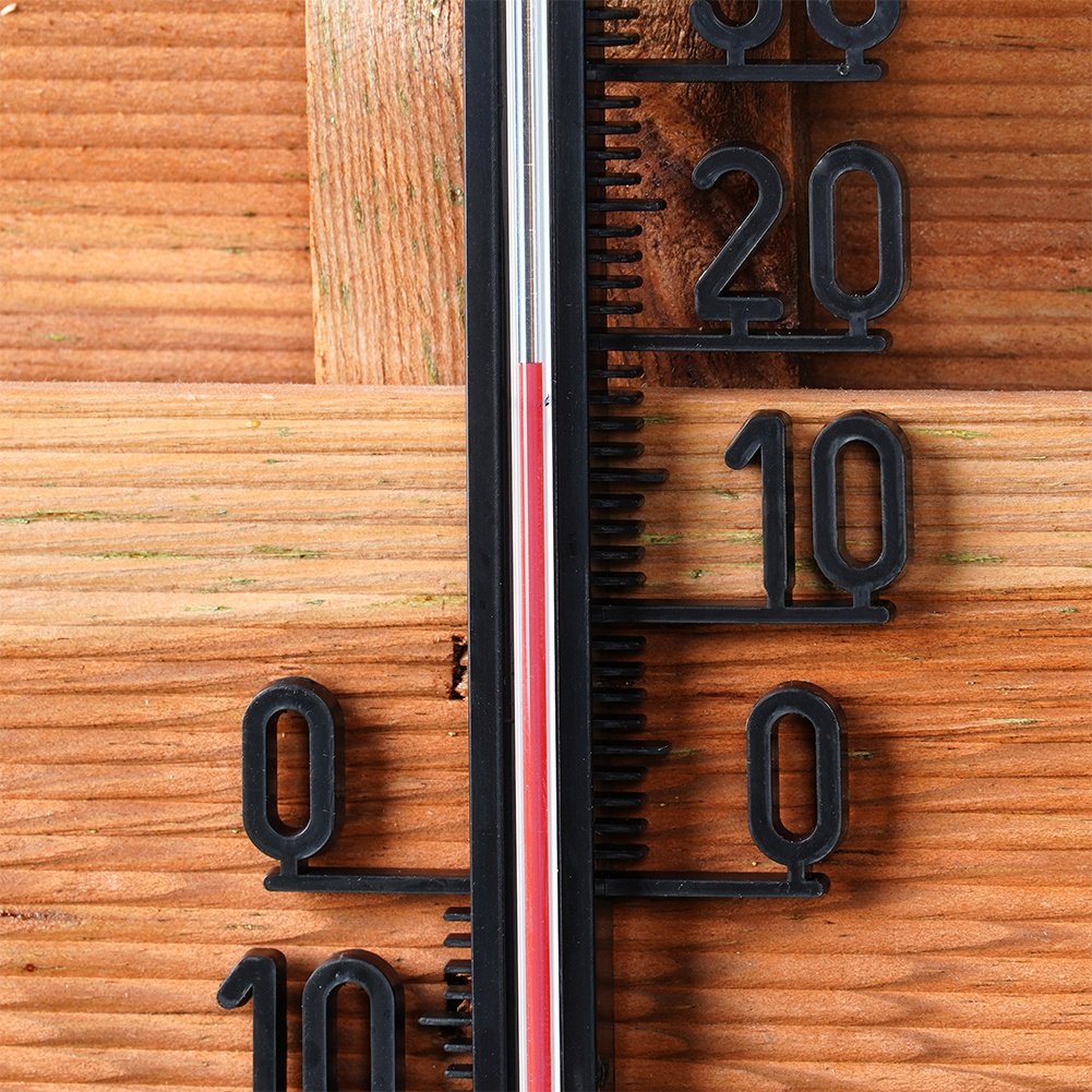 Stylish thermometer for indoor and outdoor temperature