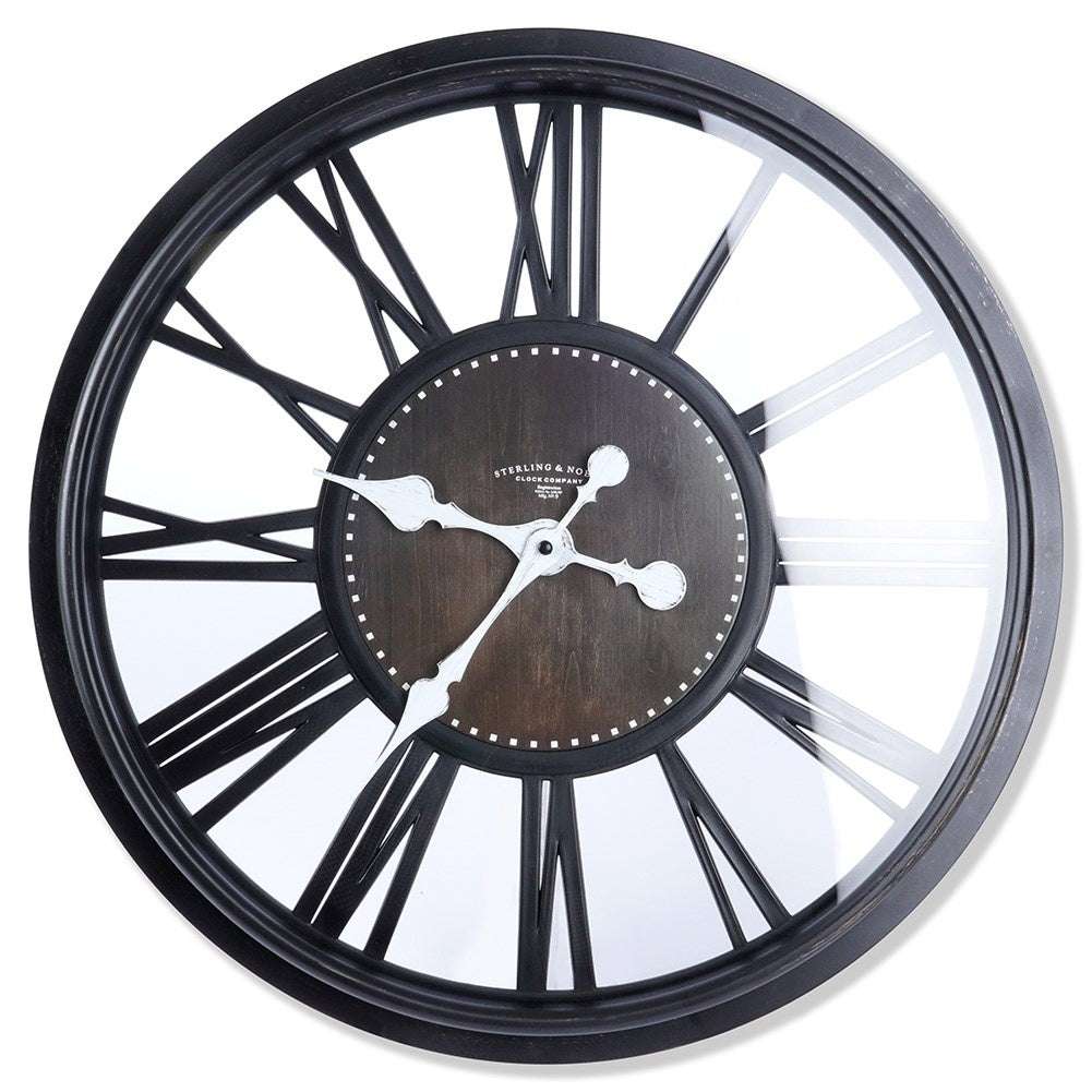Stylish wall clock with 50 cm diameter