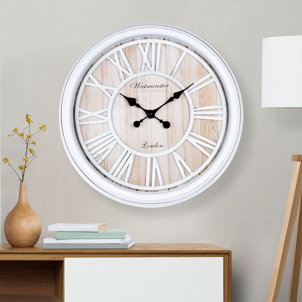Stylish wall clock with Roman numerals