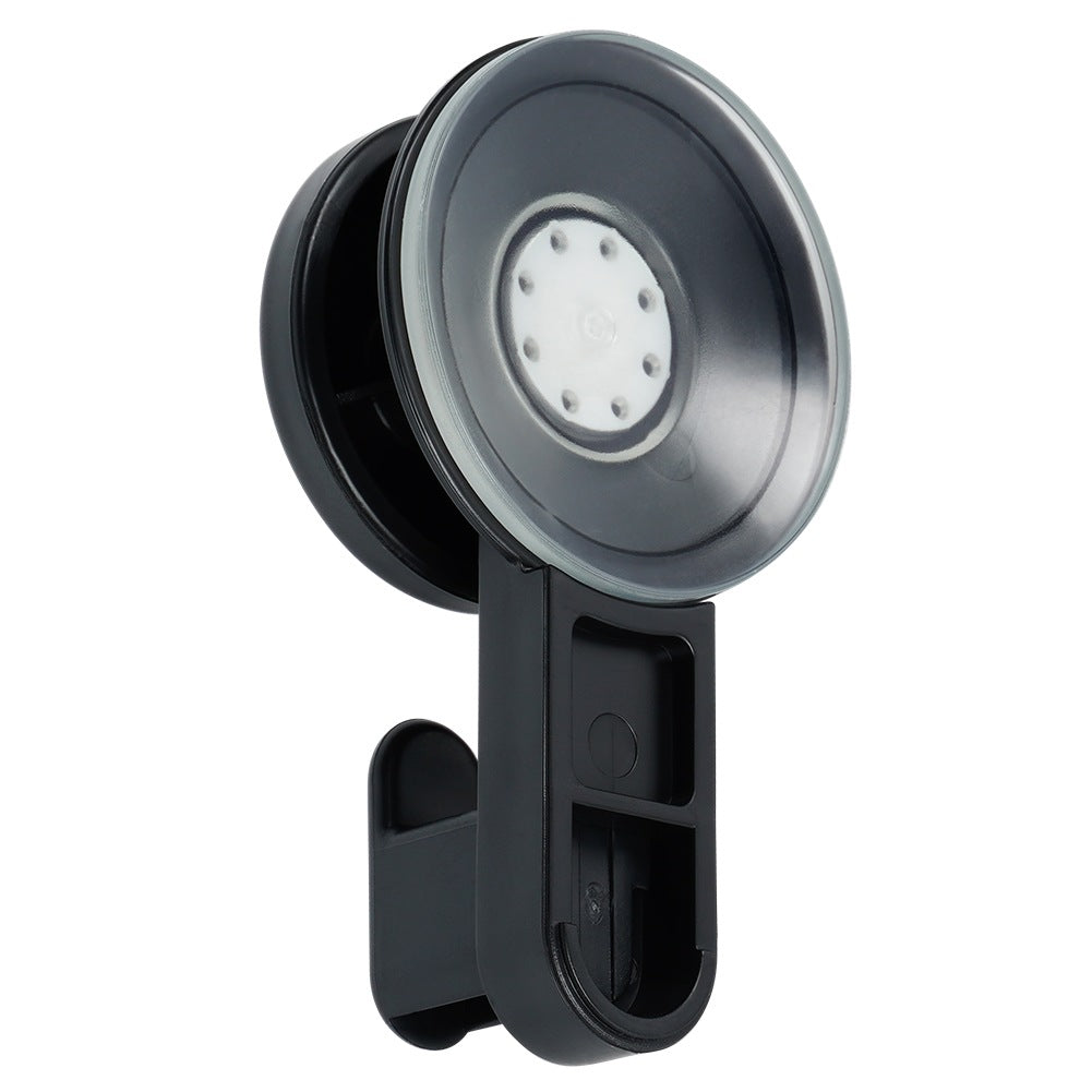 Suction Cup Hook, Black, 5.5 cm, 2-Pack