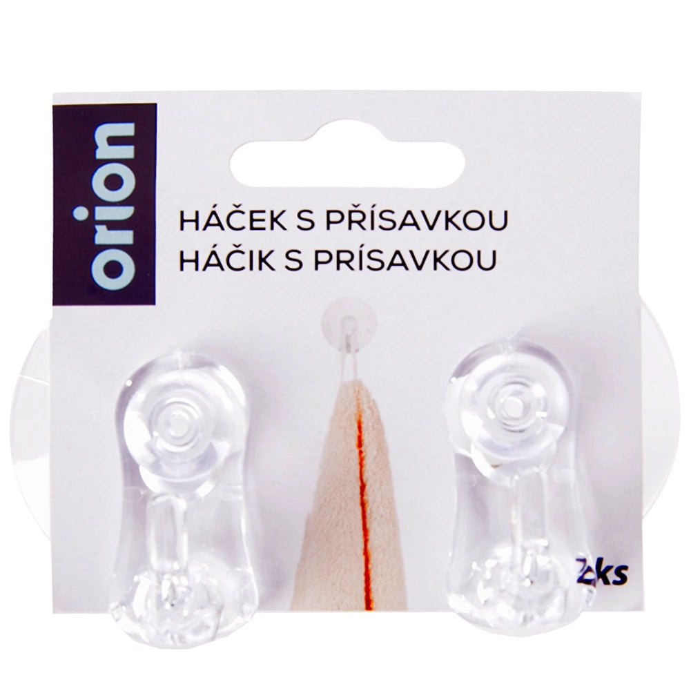 Suction Cup Hooks, 5 cm, Set of 2, Reusable