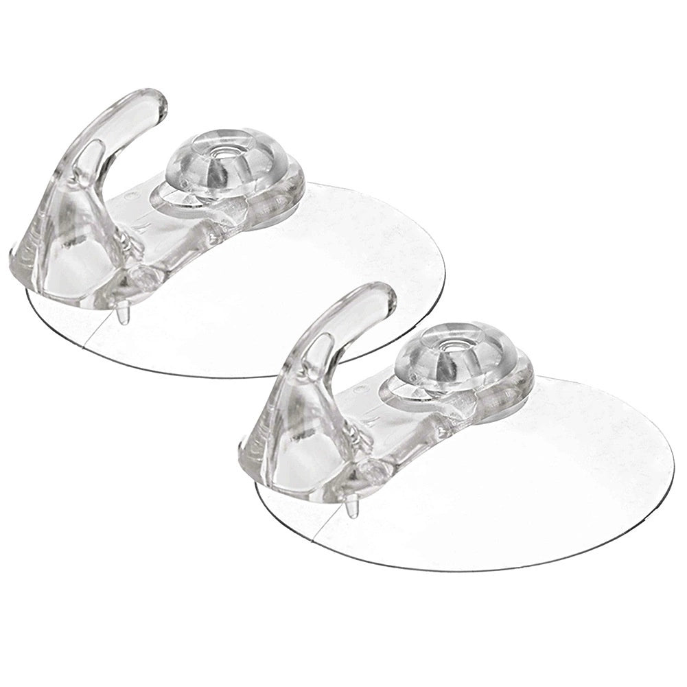 Suction Cup Hooks, 5 cm, Set of 2, Reusable