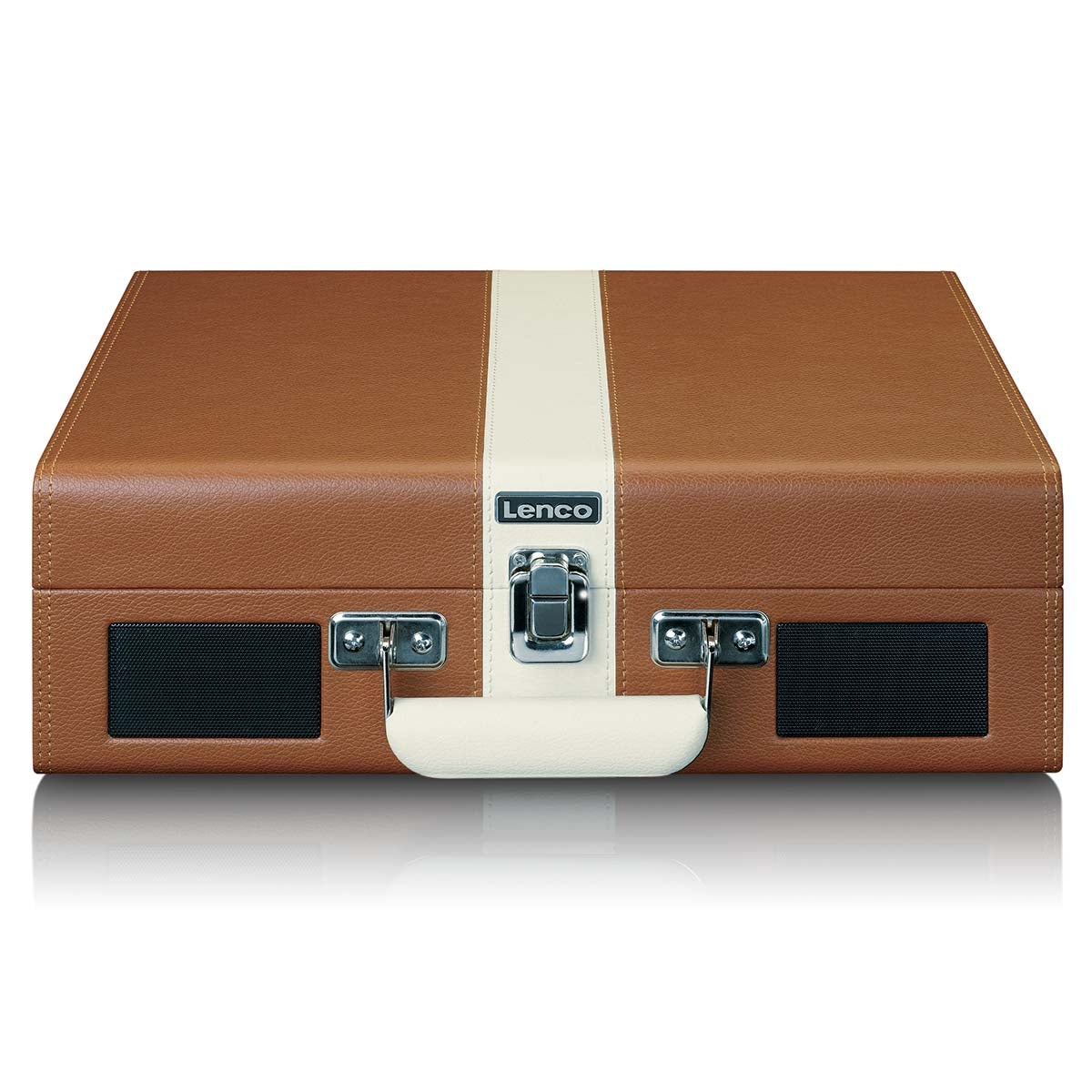 Suitcase turntable with Bluetooth® rechargable Battery and speaker