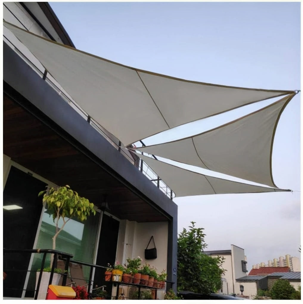 Sunshade sail waterproof canopy 3x3x3m ModernHome - gray