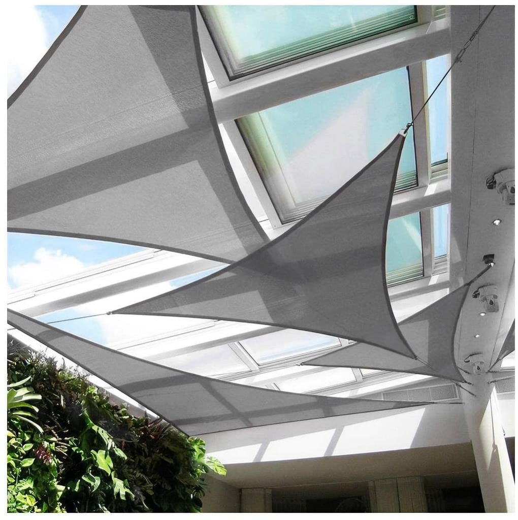 Sunshade sail waterproof canopy 3x3x3m ModernHome - gray