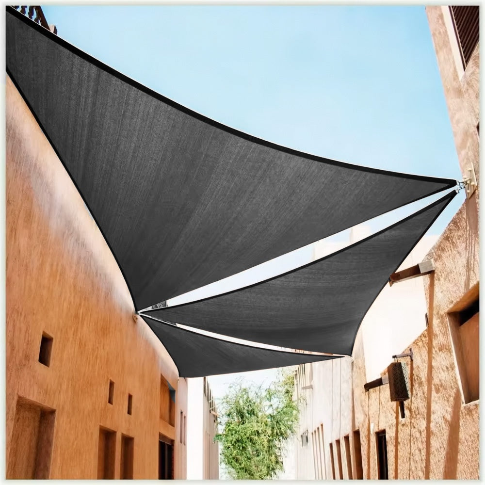 Sunshade sail waterproof canopy 5x5x5m ModernHome - gray