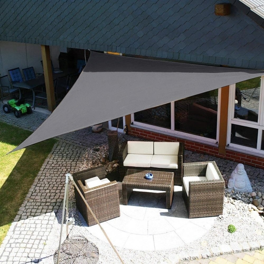 Sunshade sail waterproof canopy 5x5x5m ModernHome - gray