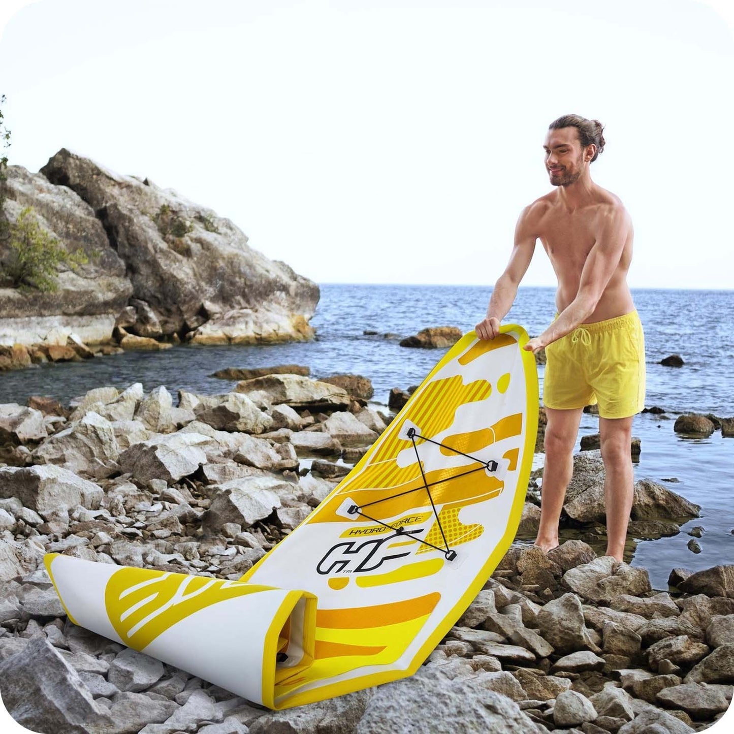 Sup board Aqua Cruise Set 320 x 76 x 12 cm Bestway 65348