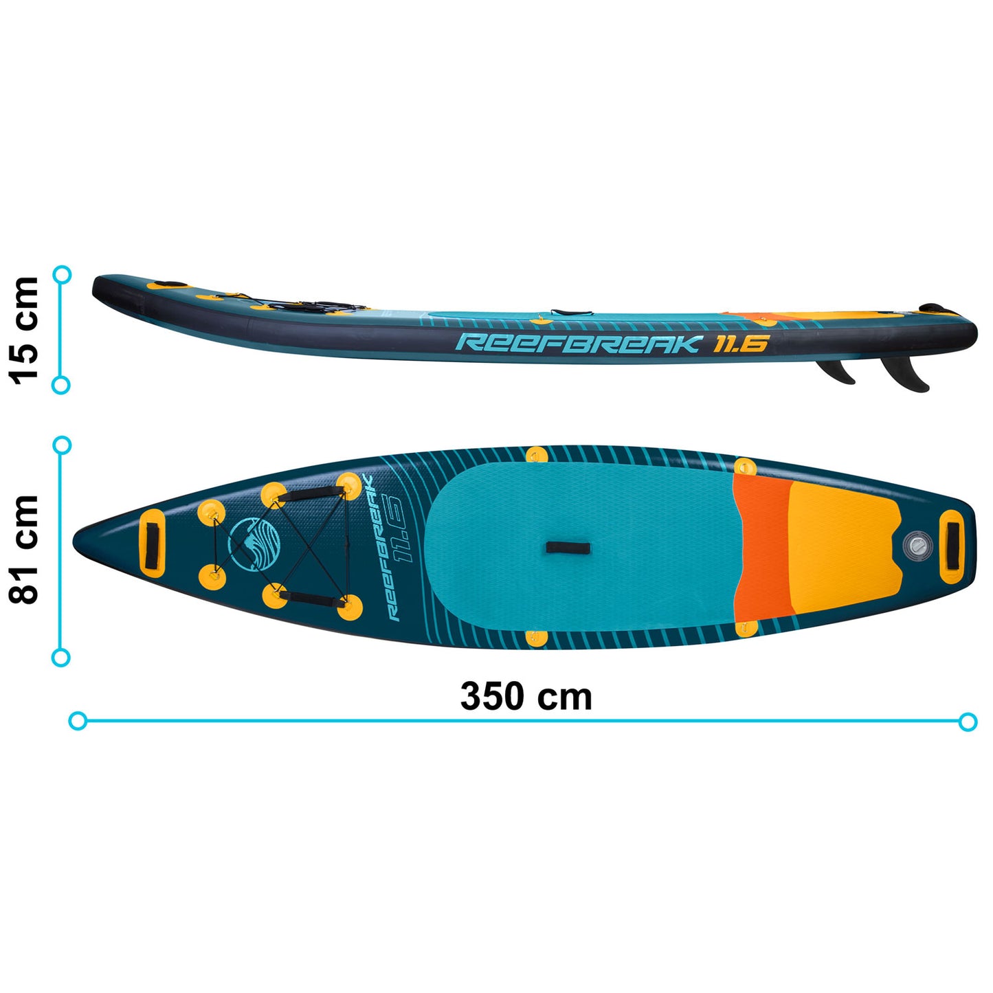 Sup board Reefbreak 350 x 81 x 15 cm Neo-Sport 170101