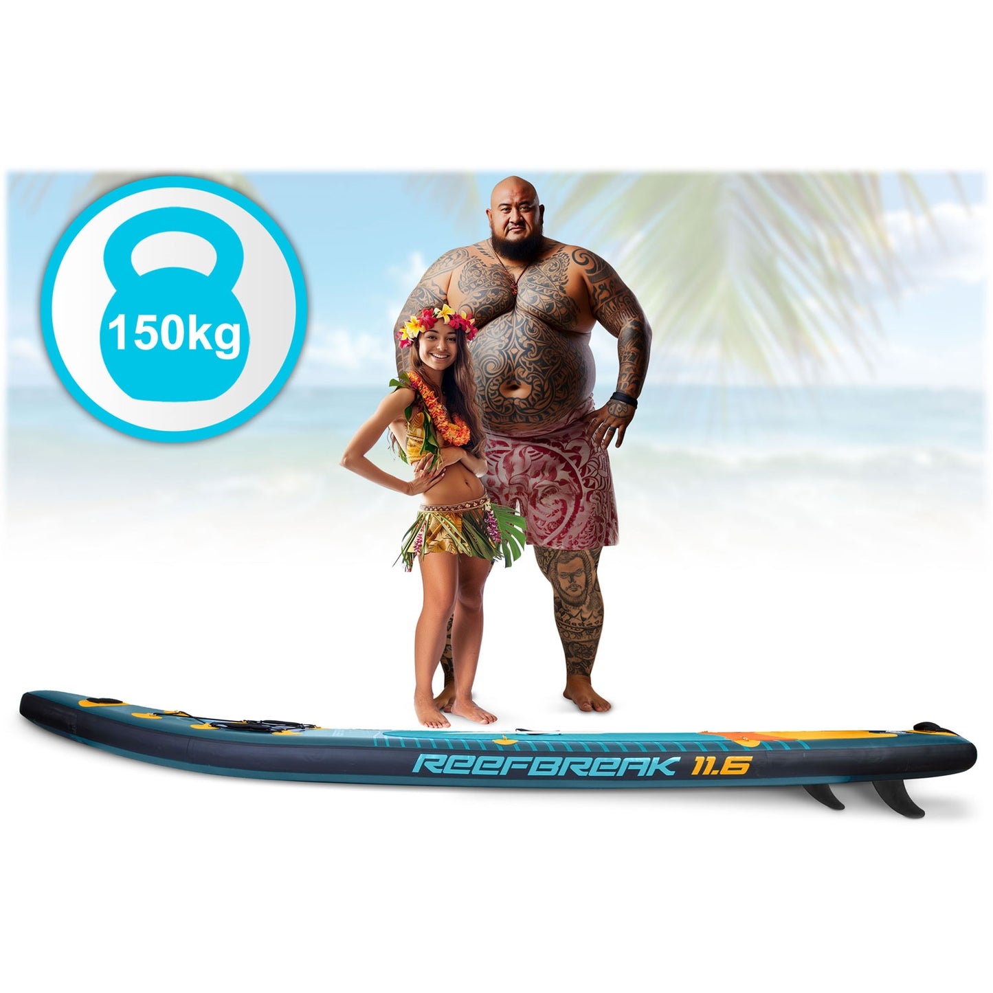 Sup board Reefbreak 350 x 81 x 15 cm Neo-Sport 170101