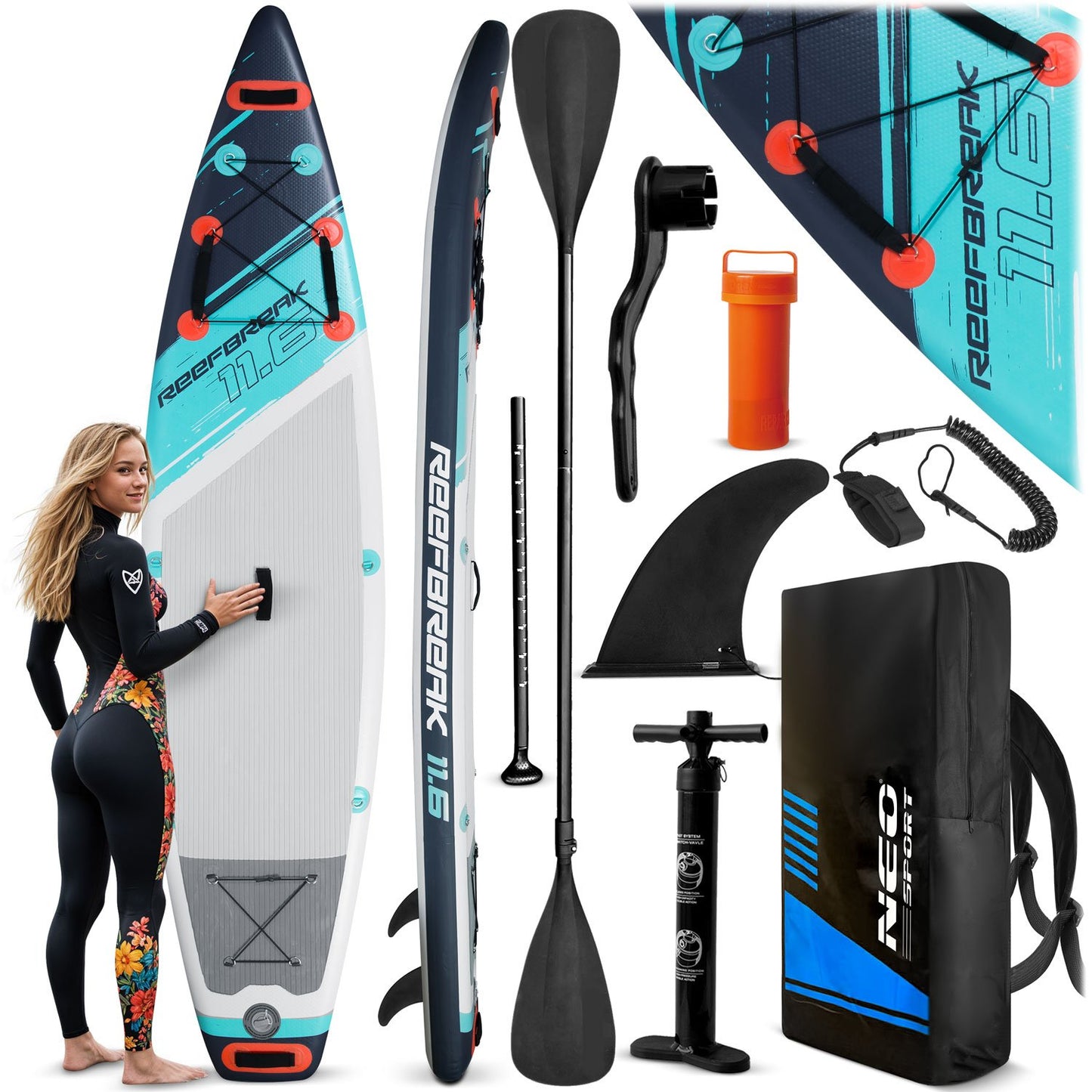 Sup board Reefbreak 350 x 81 x 15 cm Neo-Sport 170102