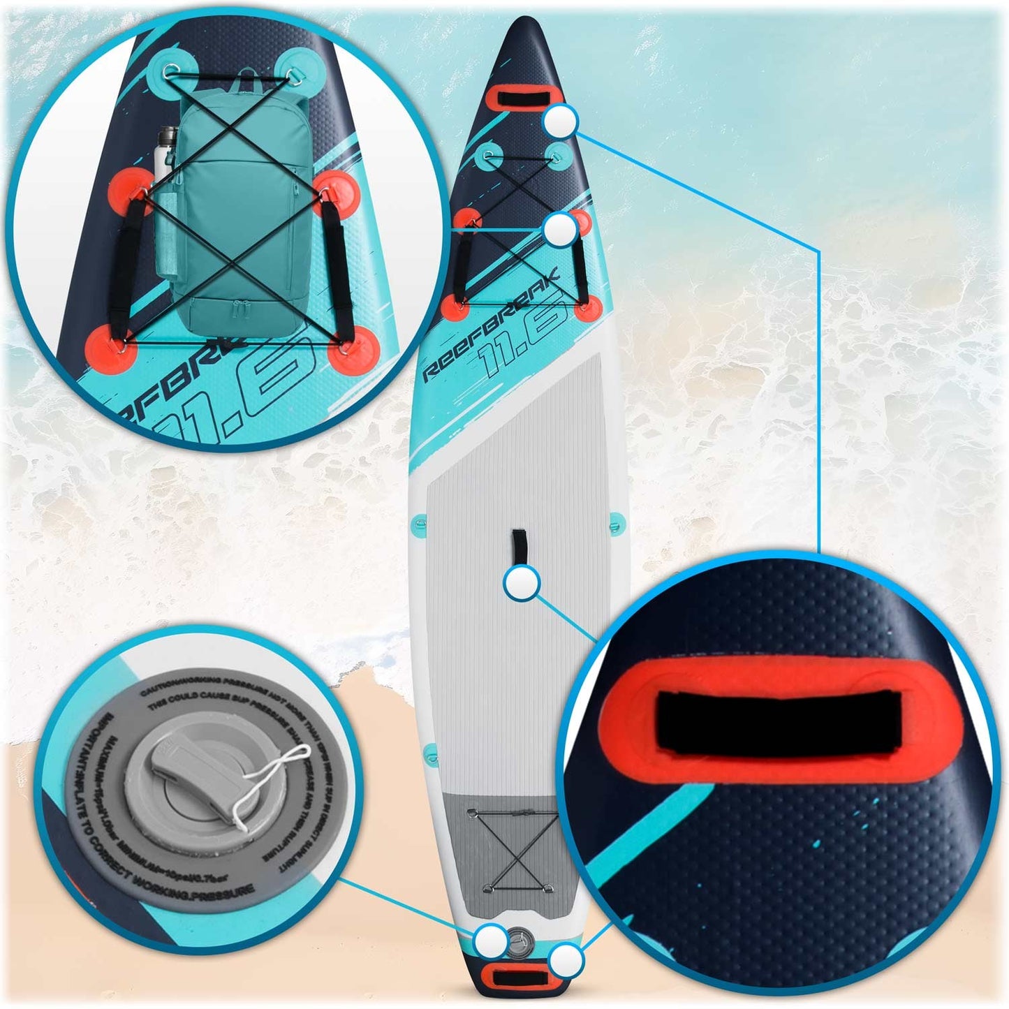 Sup board Reefbreak 350 x 81 x 15 cm Neo-Sport 170102