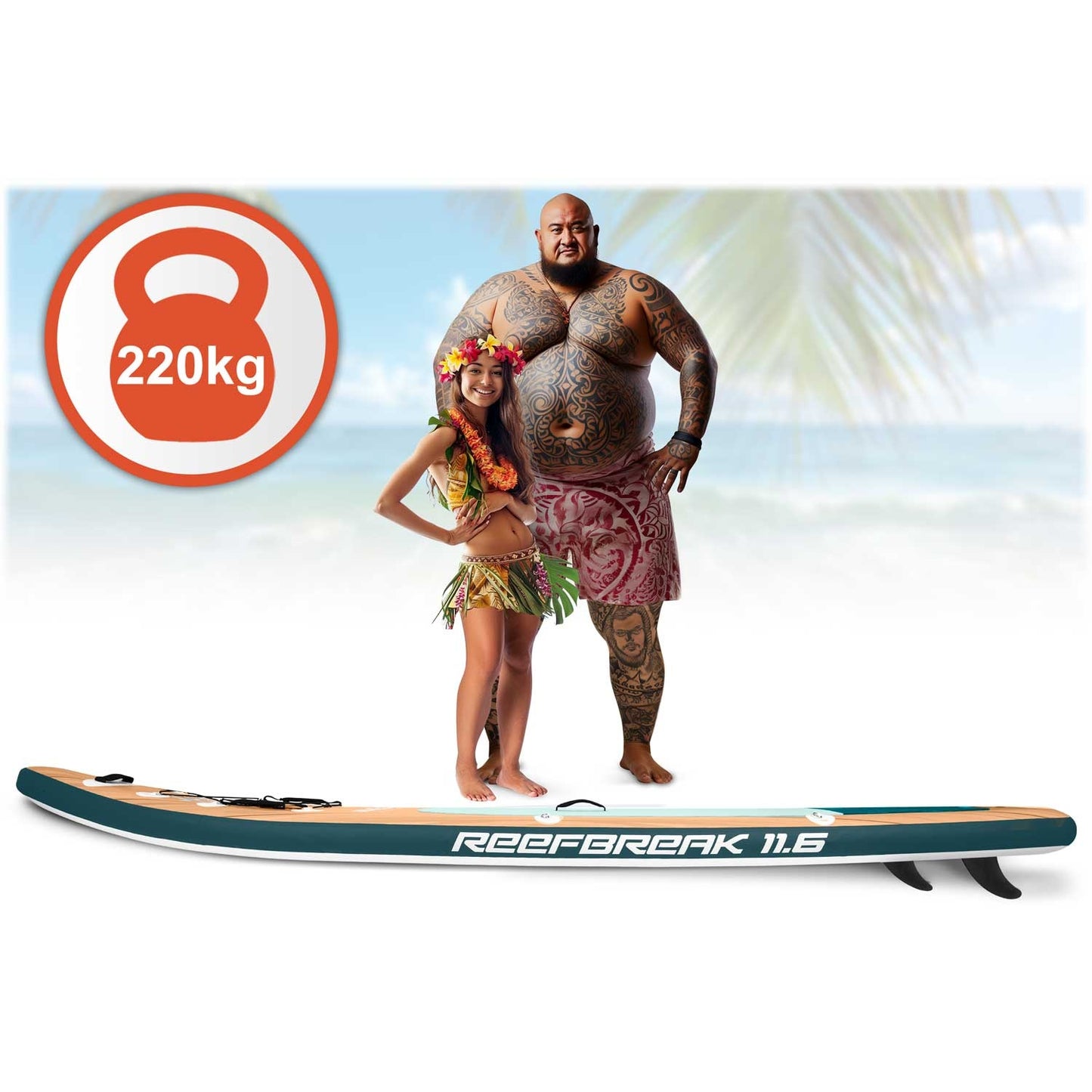 Sup board Reefbreak 350 x 81 x 15 cm Neo-Sport 170104
