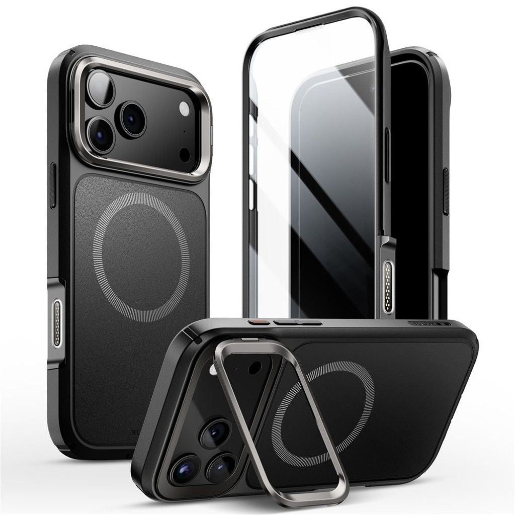 Supcase IBLSN Ares Flip MagSafe Case for iPhone 17 Pro Max - Black