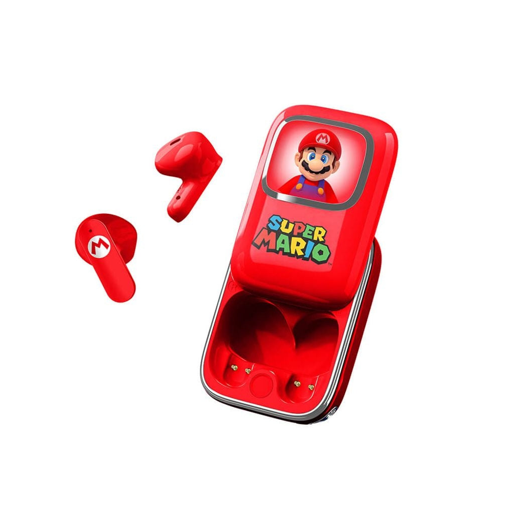 Super Mario Wireless Headphones In-Ear TWS Slide - Red