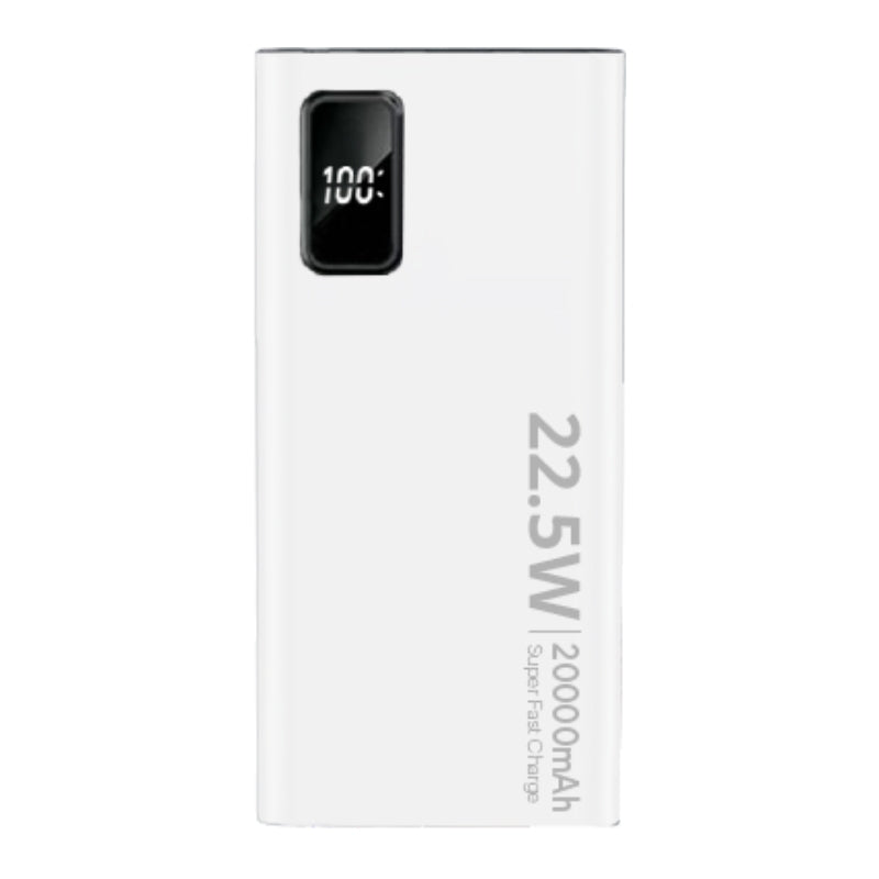 Super Powerbank 20000mAh, 22.5W - White