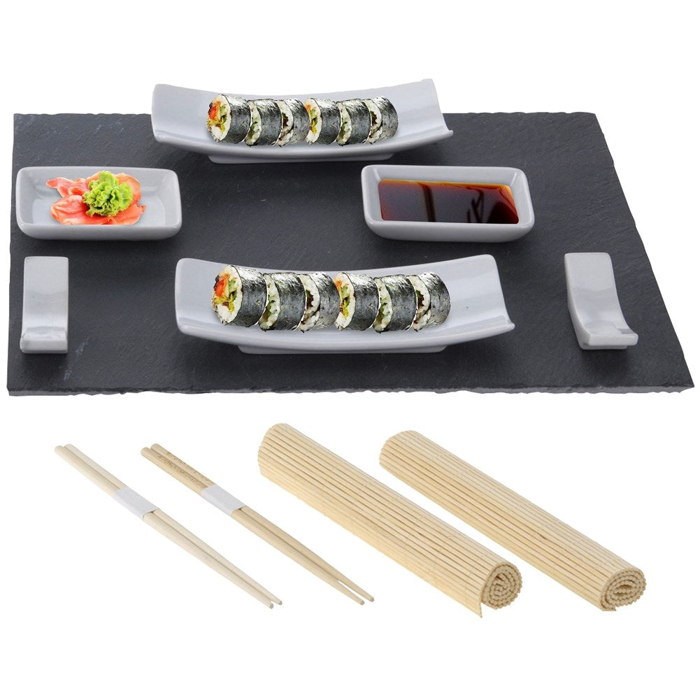 Sushi set for two with 13 accessories - Perfect gift