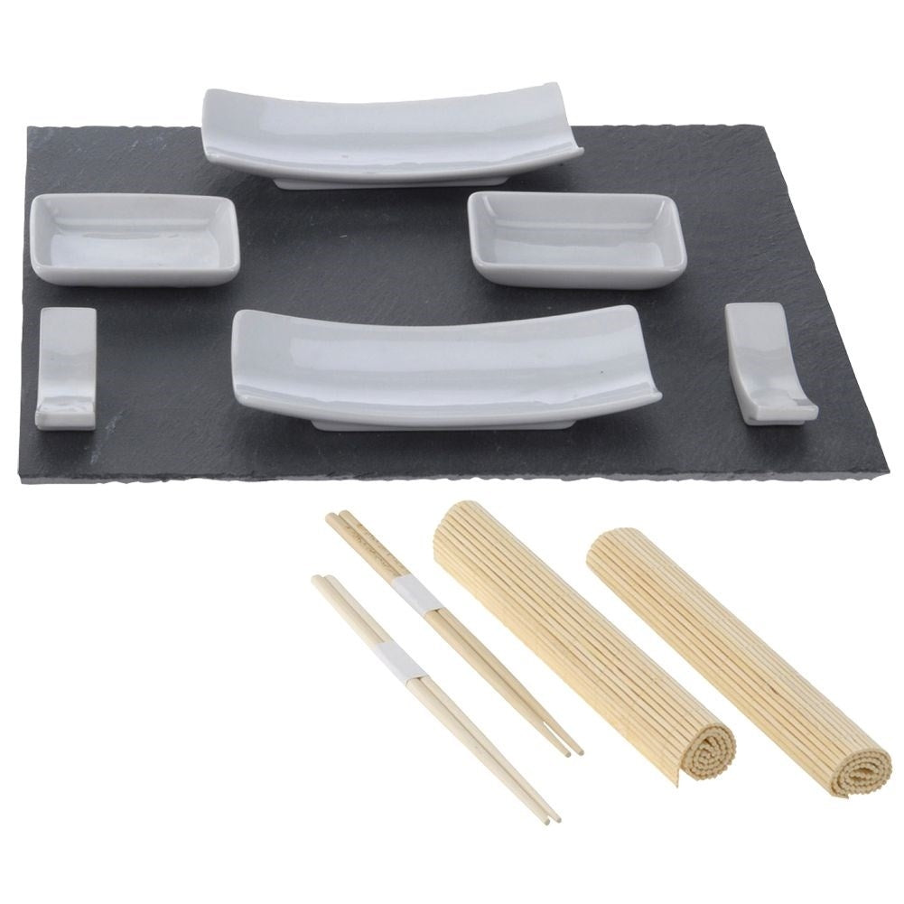 Sushi set for two with 13 accessories - Perfect gift